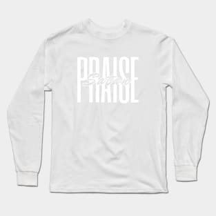 Praise Satan | White Long Sleeve T-Shirt